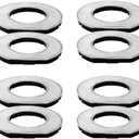 8X Filters for Anti-Splash No Spill Dog Water Bowl, 55oz / 70oz / 4.5L, Compatible with UPSKY 70oz, Lumoleaf, URPOWER, ELS Pet, and Many Other No Spill Dog Water Bowl Brands