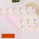 4pcs Pack Monvecle Baby Infant Cotton Waterproof Changing Pads Washable Resuable Diapers Liners Mats Small 18"x12"