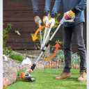 Upgraded Weed Eater Handle, Ergonomic Trimmer Grip with Shoulder Harness, Back Saver String Trimmer Handle Extension, Weed Eater Attachments for Lawn Care & Landscaping, Standard Size