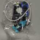 Flexible Race Car Track 15 Ft Starter Set for Kids Age 3+, Rolls Up Portable Flex Track Compatible with Diecast 1/64th Cars, Long Kids Car Ramp Toy with Suction Cups (Orange)