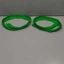 Cornucopia Brands Silicone Pie Crust Shields (2-Pack), Adjustable Pie Protectors, Green