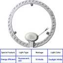 Celiwace 9 Inches LED Circline Light Bulb 18 Watt Replacement for T9 FC9T9 22W, FC10T9 30W, FC12T9 32W Circular Bulb, 6500K Day Light 2200LM, Not Dimmable, 2 Pack