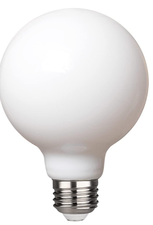 G25/G80 LED Globe Light Bulbs, 5W LED Filament Bulb (40W Equivalent),Neutral White 4000K,Dimmable Makeup Mirror Lights for Bedroom, Modern Sputnik Chandelier Light Bulbs 5 Pack