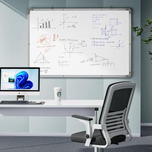 Dry Erase Calendar Whiteboard for Wall, Polegas 24" X 36" Magnetic Dry Erase Board Whiteboard Calendar, Large White Board Calendar with Lines, Wall Hanging Monthly Calendar to Do List Schedule Board (24in*36in)
