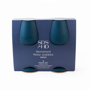 SDS for HD Designs Silicone Stemmed Goblets - Set of 2