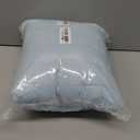 LAVIQK Boys Girls Long Lightweight Hooded Puffer Jacket Packable Autumn and Winter Long Down Coats 10Y Lake Blue