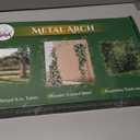 Thickened Tube Garden Arch,7.3ft Heavy-Duty Metal with 16mm Steel Tubes & 0.5mm Thickened Wall, Durable Outdoor Trellis for Climbing Plants, Roses, Garden Party, Ceremony & Decorations (Black)