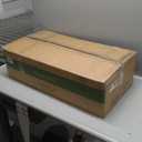 Orthopedic Dog Bed for Medium Large Dogs, PU Leather Waterproof Chew-Resistant Wipeable, 4" Dual-Layer Support, Non-Slip, Removable Washable Cover, 35.4"27.6"4" Brown