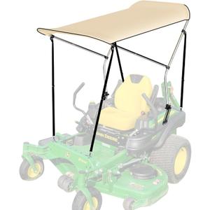 Lawn Mover Canopy For Cub Cadet, Zero Turn Mower Cover with Heavy-Duty Waterproof Fabric UV Protection Universal Fit for Lawn Mowers Brand John Deere Bad Boy Toro Gravely, Bimini Top Straps Attachment