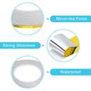 uxcell Metallic Tape, 0.19 in x 164 ft Self Adhesive Metalized Polyester Film Tape Waterproof Shiny Washi Tape for Walls Graphic Arts Gifts Wrapping Crafts Decoration, Gloss Gold