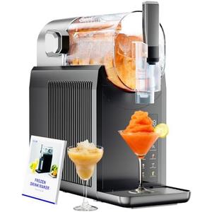 Slushie Machine for Home, Professional Frozen Drink Maker - No Ice Needed, Auto Cleaning, 6 Preset Programs, 4 Hours Freshness, Rapid Freezing, Frozen Margaritas, Frappés, Milkshake, and More
