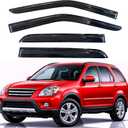 KPY Rain Guards Fit for 2002-2006 Honda CRV, Out-Channel Window Visors Vent Wind Deflectors 4PC, Car Accessories for 02-06 CR-V