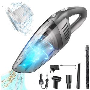 Powerful 8000PA Suction Cordless Handheld Vacuum - Portable for Home, Office & Car Cleaning with Multi Accessories