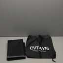 Under Grill Mat 48 30 Inch for Outdoor Charcoal, Flat Top, Smokers, Gas Grills.Oil-Proof and Water-Proof BBQ Cvtayn Fireproof Mat Protects Deck Grass, Indoor Fireplace Mat (Black)