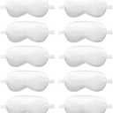 13 Pack Sleep Mask,Silk Eye Mask,for Night Sleeping,Office, Travel,Party Games,Suitablefor Men/Women (White)