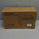 URPOWER 3-in-1 Elevated Dog Bowls - Mess Proof Double Deck 4 Height Adjustable Raised Stand with 2 Stainless Steel Food Bowls and Licking Plate for Small Medium & Large Dogs