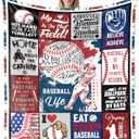 Nuritus Baseball Gifts, Baseball Gifts for Boys 8-12, Unique Baseballs Gift for Kids, Baseballs Gift for Men, Great Base-Ball Coach Presents, Cool Presents for Base-Ball Players Blankets 50"X60"