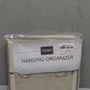 YOUDENOVA Hanging Closet Organizer, 5-Shelf Closet Hanging Storage Shelves, Beige