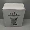 SIUQ Coffee Cups 12 oz 240 Pack, Leak-Proof Disposable Paper Cups with Retro Design, for Hot/Cold Beverages, Ideal for Party, Business, Travel, Picnic, Offices and Cafes