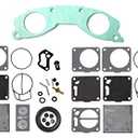 Aftermarket Mikuni Dual Carb Rebuild Kit with Base Gasket 62T-13556-00-00 Compatible with Yamaha Super Jet 700 Wave Raider