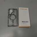 for S23-Ultra Case, Strong Magnetic Compatible with MagSafe for Samsung Galaxy S23 Ultra Case, Adjustable Invisible Kickstand, Translucent Matte Shockproof Case for Samsung S23 Ultra, Black