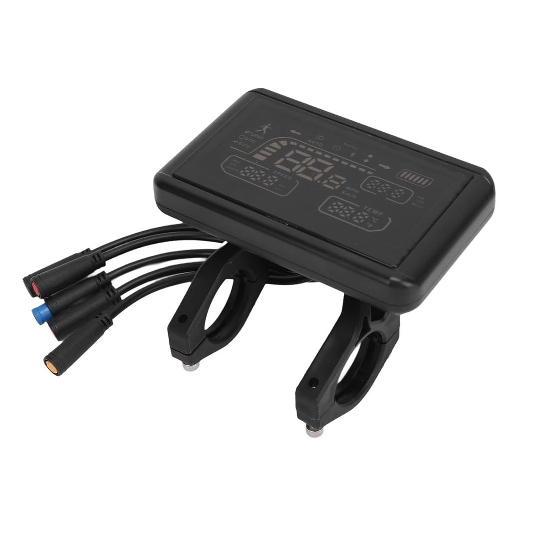 Focket T4 Electric LCD Display, Black, ABS, Speedometer, Odometer, Waterproof, Controller for Electric