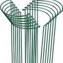 LEOBRO 12PCS Plant Supports, 24 Inch Peony Cages and Supports, Garden Plant Stakes for Indoor Plants, Outdoor Plants, Peony Tomato Monstera Hydrangea Stakes, 10" W x 24" H