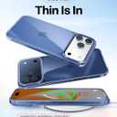 TORRAS for iPhone 17 Pro Max Case Crystal Blue, [Anti-Yellowing][Military-Grade Protection], Ultra Slim Anti-Scratch Back, Soft Bumper, Non-Slip Protective Phone Cover, Blue 6.9"