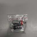 Welding Copper Terminal, 2 Pcs Copper Binding Post Terminal Black and Red 4mm Banana Plug Binding Post for Speaker