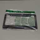 2 Packs Matte Black for Ohio State License Plate Frames,2 Holes License Plate Holder for OSU Buckeyes,Universal Aluminum Tag Frame for License Plate for Front and Rear Car Tags