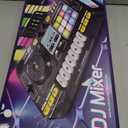Tsomtto Kids DJ Mixer Controller Table Musical Toy with LED Lights Sound Effect Microphone Piano DJ Mixer Board Music Toys for Kids, Birthday Gift Toys for 3 4 5 6 7 Year Old Boy Girl