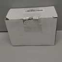 2 Pack Qtip Holder Dispenser with Bamboo Lids - 10 oz Clear Plastic Apothecary Jar Containers for Vanity Makeup Organizer Storage - Bathroom Accessories Set for Cotton Swab, Ball, Pads, Floss