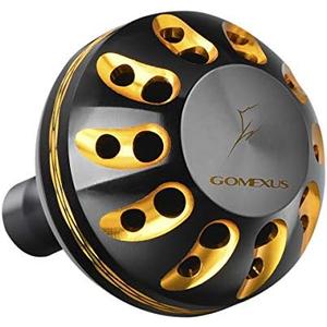 GOMEXUS Power Knob 38mm for Penn Clash Conflict 2000-4000 Sustain FE 4000 5000 Spinning Reel Handle Knob No Shaft Black Gold
