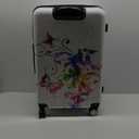 InUSA Fusion Print Luggage with Spinner Wheels | Durable Lightweight Hardside Suitcase | Travel Bag with Handle and Trolley | 20 Inch Carry-On Spinner Luggage
