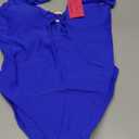 HYPERFIRE Women's Sexy Cut Out One Piece Swimsuits Low Back High Cut Bathing Suit Size L