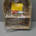 Large Rattan Wall Shelf for Boho Nursery Decor,Natural Brown, 15.7 x 11.8 x 4 inch
