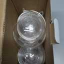 ZUOKEMY 20PCS Clear Plastic Fillable Decorative Balls, DIY Christmas Tree Decorative Balls,Suitable for Christmas, Holiday, Wedding, Party, Home Decor (3.14in/80mm)