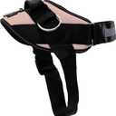 ShawnCo Essential Dog Harness, No-Pull Pet Vest with 3 Leash Clips, No Choke, Reflective, Adjustable and Padded, for Easy Walking and Training for Small, Medium and Large Dogs (Rose Gold, L)