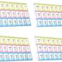 7 Day Pill Organizer 3 Times a Day, Morning noon and Night Pill Box, Weekly Pill Organizer 3 Times a Day, Travel Medicine Pill Box, 7 Day Pill Case 3X a Day, Travel Weekly Pill Case (2 Pack)