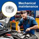 3 x QISHENG 50 PCS 5/16-18 Stainless Steel SAE Hex Nuts,Stainless Steel 18-8 A2(304) Nut,Home Nut (Colorless)