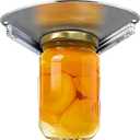 Upgraded Stainless Steel Under Cabinet Jar Opener for Seniors, Under Cabinet Jar Openers for Weak Hands, Jar Lid & Bottle Cap Opener Tool, Under Counter Can Opener, One Handed Jar opener