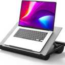 HUANUO Adjustable Lap Desk - with 8 Adjustable Angles & Dual Cushions Laptop Stand for Car Laptop Desk, Work Table, Lap Writing Board & Drawing Desk on Sofa or Bed, HNLD2G (Gray)