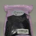Mini Black Hair Ties, Small Elastic Bands for Hair Styling, 100 Pack