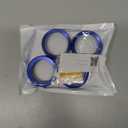 4 Pcs AC Air Conditioner Heater 4WD Control Switch Knob Cover Ring Compatible for Toyota Tacoma 2016-2023, Sturdy Aluminum Alloy Blue