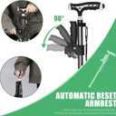 Hold 440 Lbs Walking Cane for Men & Women Aluminum Alloy Lightweight Height Adjustable Walking Stick Heavy Duty Foldbale Free Standing Cane with LED for Seniors Adults