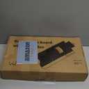 LovIntry M-Shaped Dog Scratch Pad for Nails with Treat Box, Dog Nail Scratch Board for Large Dogs, Dog Nail File Toy and Shorten Dogs Side Nail Easier (with Treat Box, L)