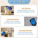 Electrostatic Pet Hair Remover Glove, 2 in 1 Double Sided Pet Hair Removal Glove for Cats & Dogs, Washable Reusable Pet Grooming Glove for Couch, Furniture, Carpet, Car Seat, Curtain (1 PCS)