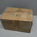 Gold Crystal Glass Bohemian Vase with Hand Painted Golden Edge 9.1inch Tall for Centerpieces, Weddings, Housewarming, Home Decor