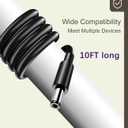 10FT 12V Casio Privia Power Cord Compatible with Casio PX-130,PX-330, PX-3 Keyboards Replacement for Casio AD-A12150 12-Volt AC Power Supply fits for WK6500 WK6600 WK7500 and WK7600 Power Supply Cable