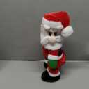 SdeNow Twerking Santa Claus,Booty Shaking Santa Dancing Santa Claus with Music Singing Animated Christmas Santa Toys for Kids- English Song